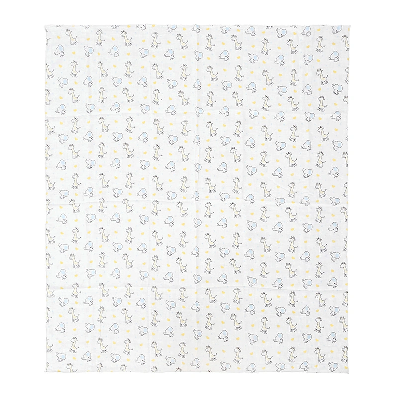 Khăn tắm cotton Bessla 2 lớp 90x100 cm - Hình thú 3