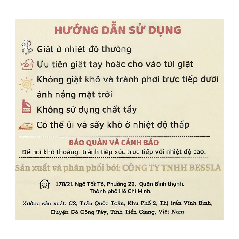 Khăn tắm cotton Bessla 2 lớp 90x100 cm - Hình thú 7