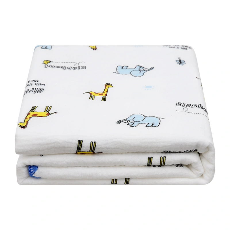 Chăn xô viền cotton TOP KIDS 4 lớp 110x110 cm - Màu ngẫu nhiên 5