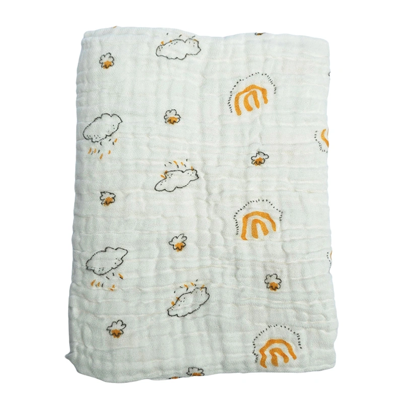 Khăn tắm nhăn cotton KACHOOBABY 4 lớp 95x105 cm - Màu ngẫu nhiên 4