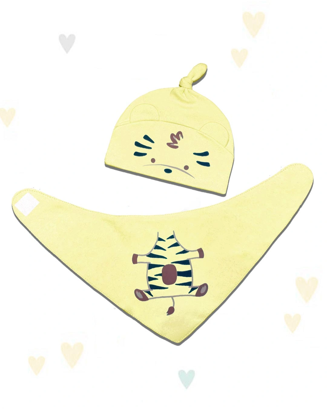 Bộ nón, yếm tam giác hình thú BabyMommy - Màu ngẫu nhiên (0 - 6 tháng) 3