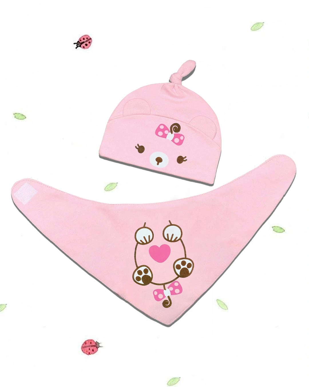 Bộ nón, yếm tam giác hình thú BabyMommy - Màu ngẫu nhiên (0 - 6 tháng) 6
