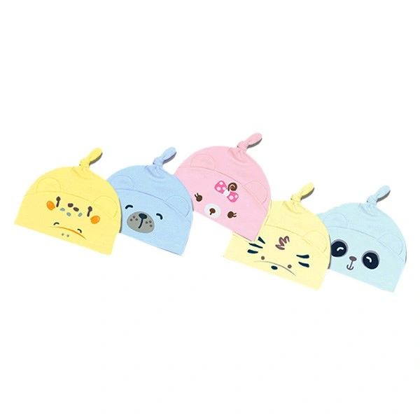 Nón sơ sinh in hình thú Interlok BabyMommy - Màu ngẫu nhiên (0 - 6 tháng) 1