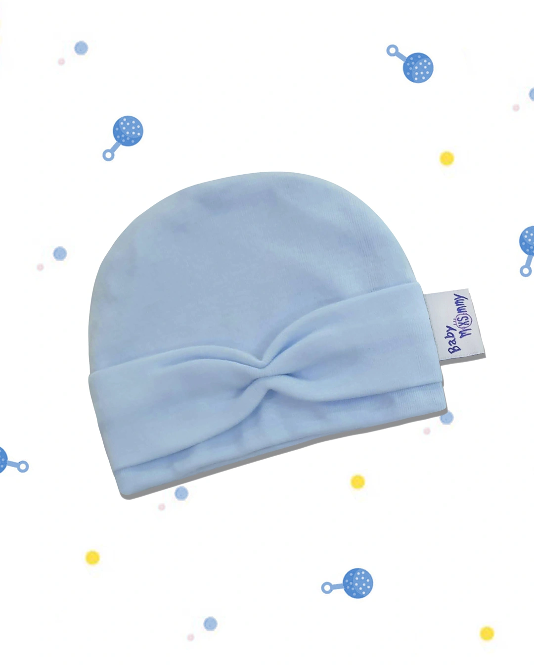 Nón sơ sinh nơ bé gái BabyMommy - Màu ngẫu nhiên (0 - 6 tháng) 2