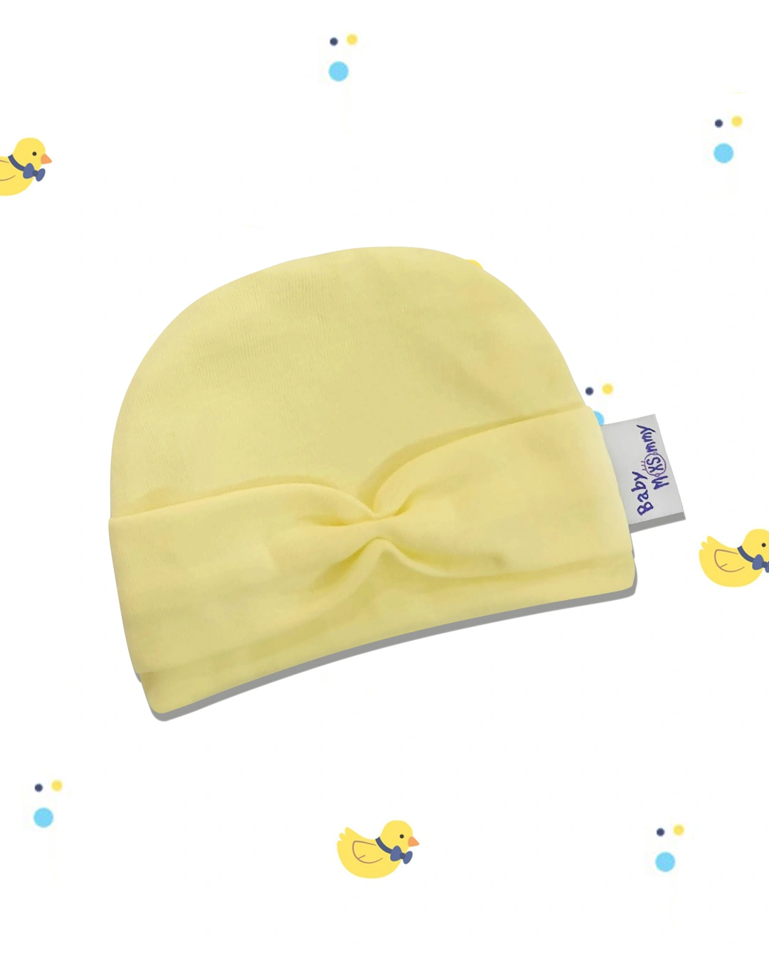 Nón sơ sinh nơ bé gái BabyMommy - Màu ngẫu nhiên (0 - 6 tháng) 4