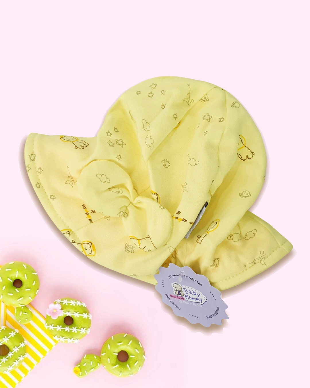 Nón vành bo chun BabyMommy size S - Màu ngẫu nhiên (0 - 6 tháng) 12