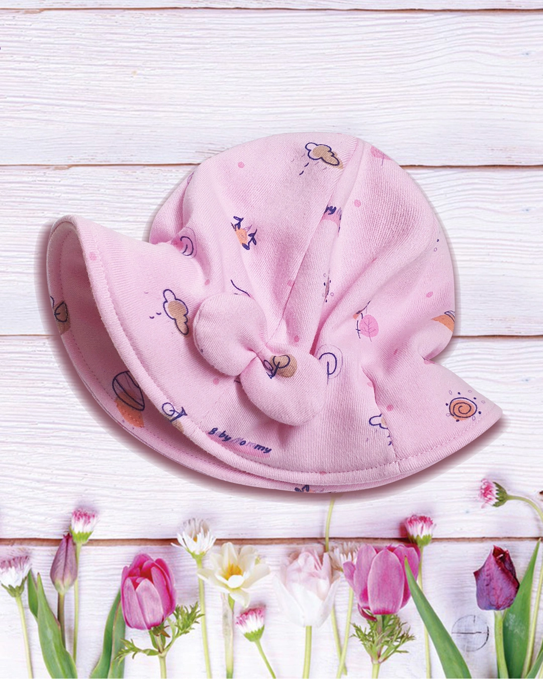 Nón vành bo chun BabyMommy size S - Màu ngẫu nhiên (0 - 6 tháng) 9