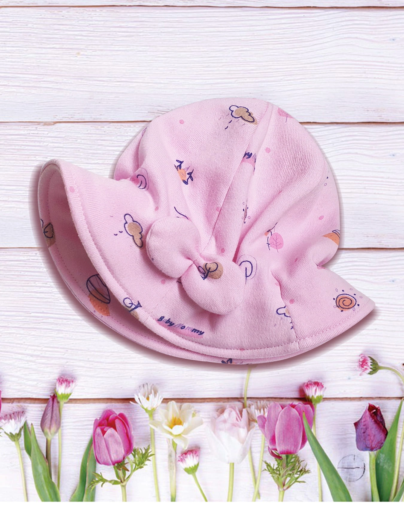 Nón vành bo chun BabyMommy size S - Màu ngẫu nhiên (0 - 6 tháng) 6