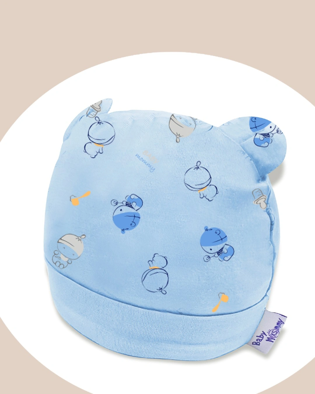 Nón tai thú in họa tiết BabyMommy - Màu ngẫu nhiên (0 - 6 tháng) 6