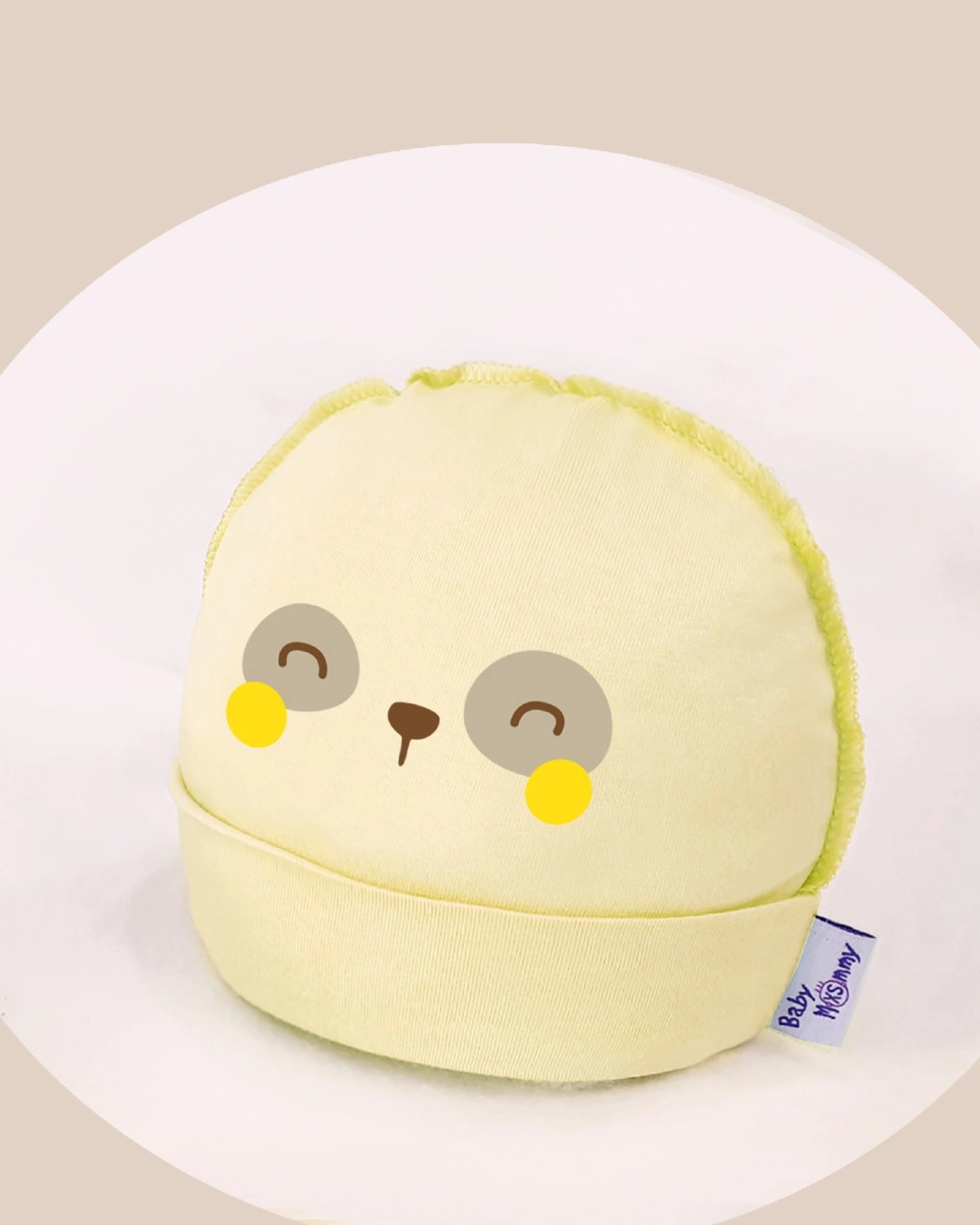 Nón sơ sinh bo in hình thú BabyMommy - Màu ngẫu nhiên (0 - 6 tháng) 3