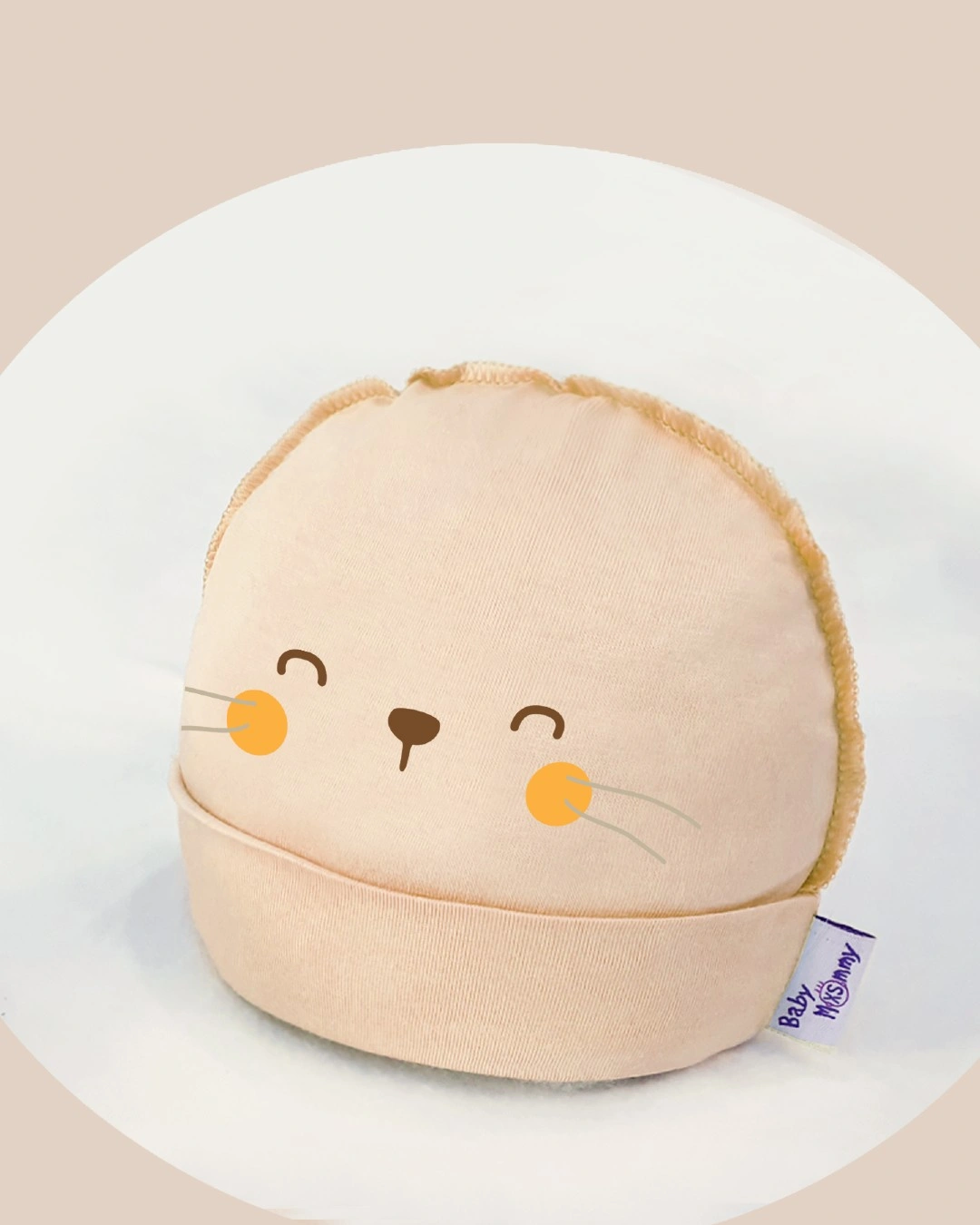 Nón sơ sinh bo in hình thú BabyMommy - Màu ngẫu nhiên (0 - 6 tháng) 5