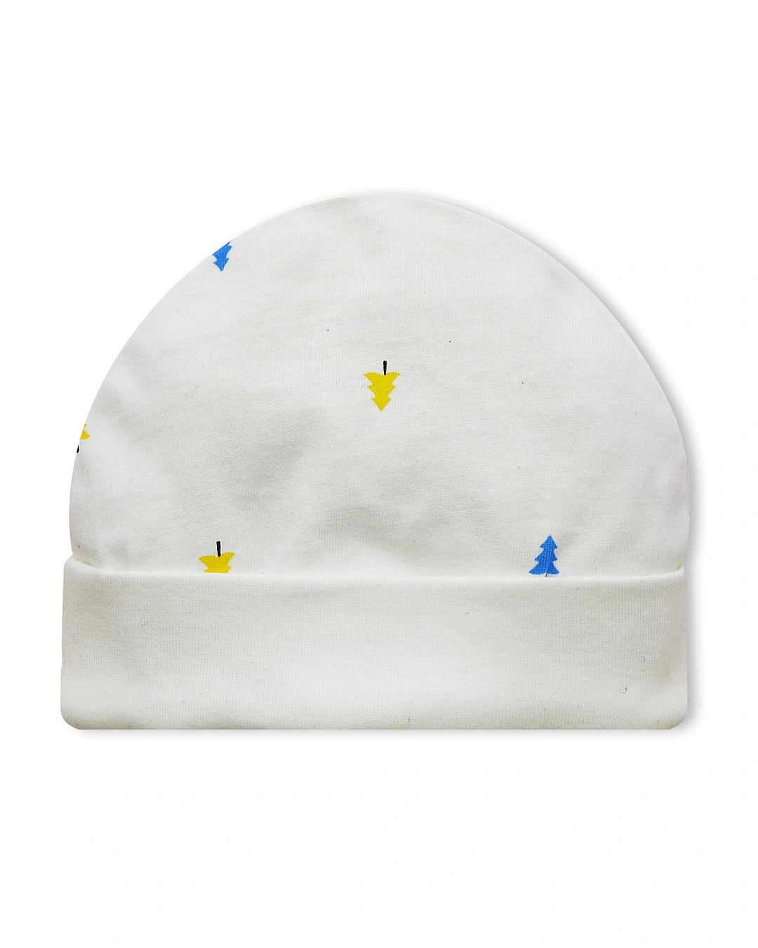 Nón sơ sinh in hình sao băng xanh IQ Baby màu trắng (0 - 6 tháng) 5