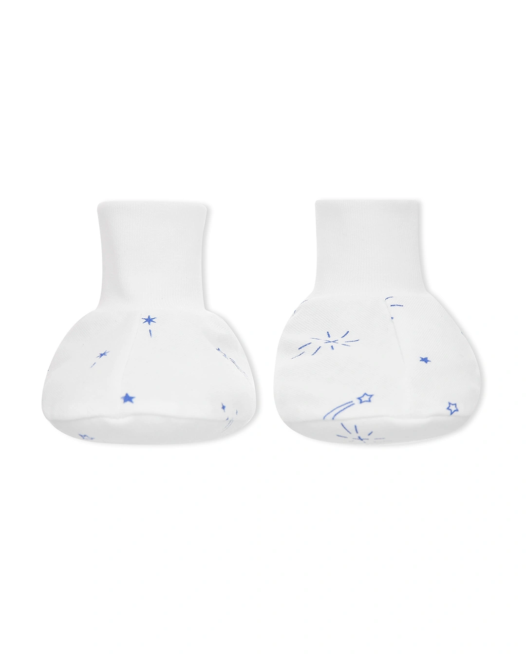 Set nón, bao tay bao chân in hình cây thông IQ Baby màu trắng (0 - 3 tháng) 15