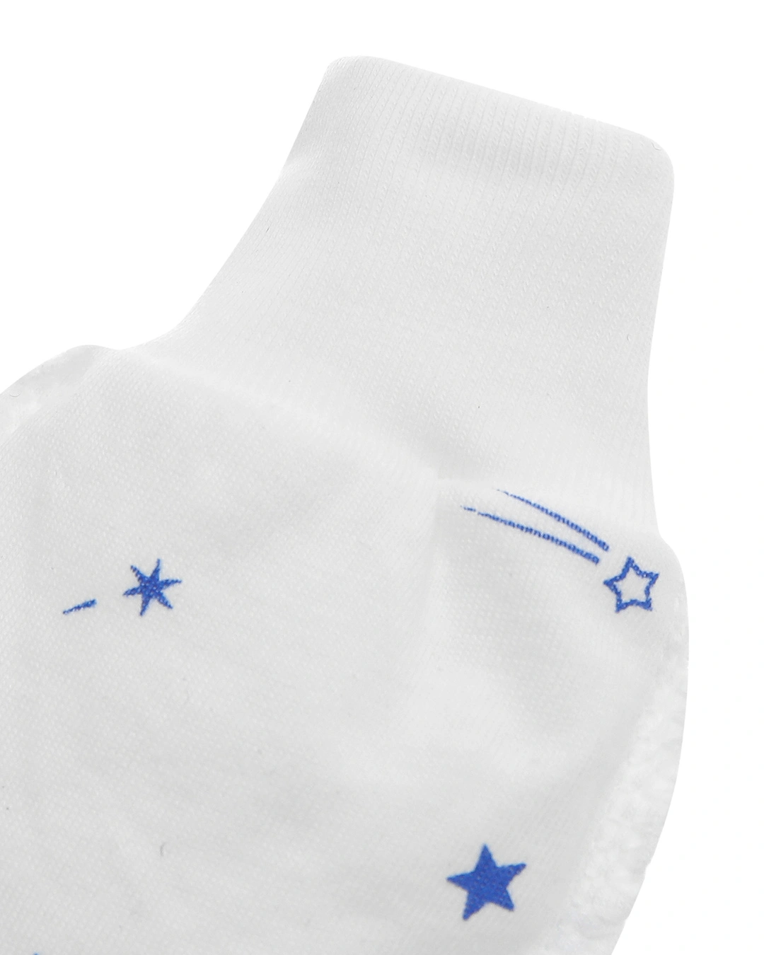 Set nón, bao tay bao chân in hình cây thông IQ Baby màu trắng (0 - 3 tháng) 13