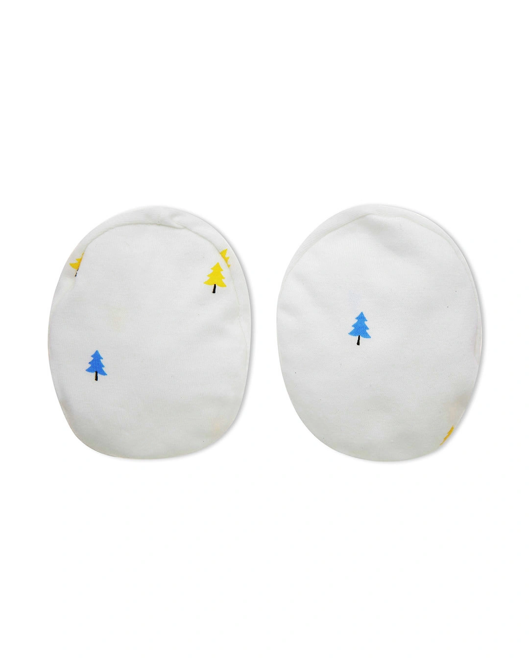 Set nón, bao tay bao chân in hình cây thông IQ Baby màu trắng (0 - 3 tháng) 7