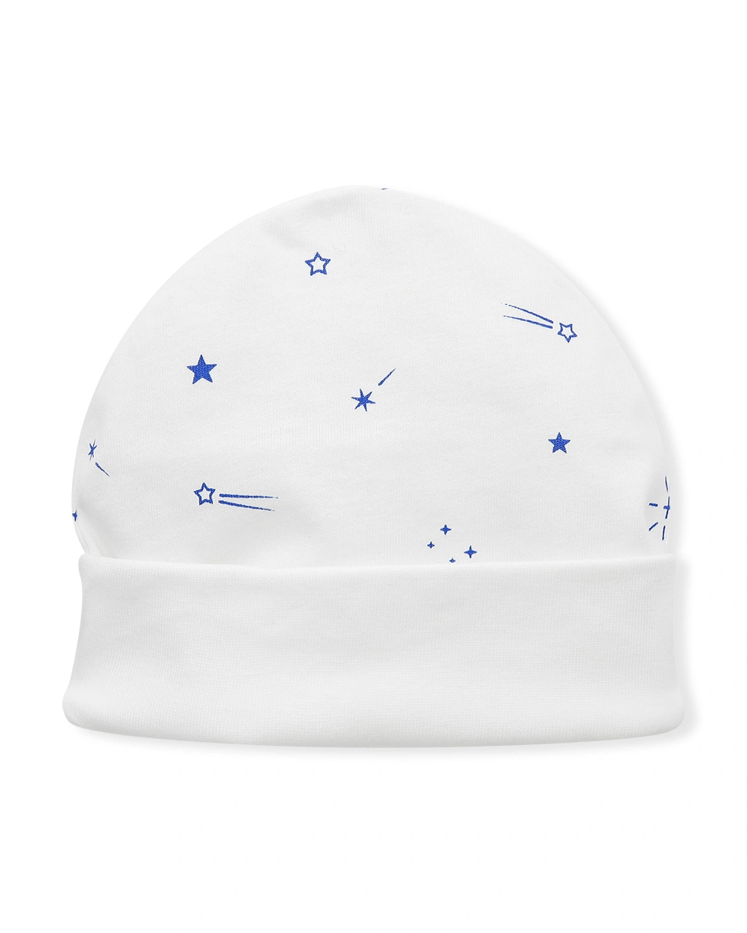 Nón sơ sinh in hình sao băng xanh IQ Baby màu trắng (0 - 6 tháng) 2