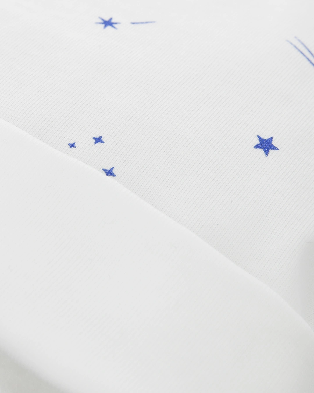 Nón sơ sinh in hình sao băng xanh IQ Baby màu trắng (0 - 6 tháng) 3