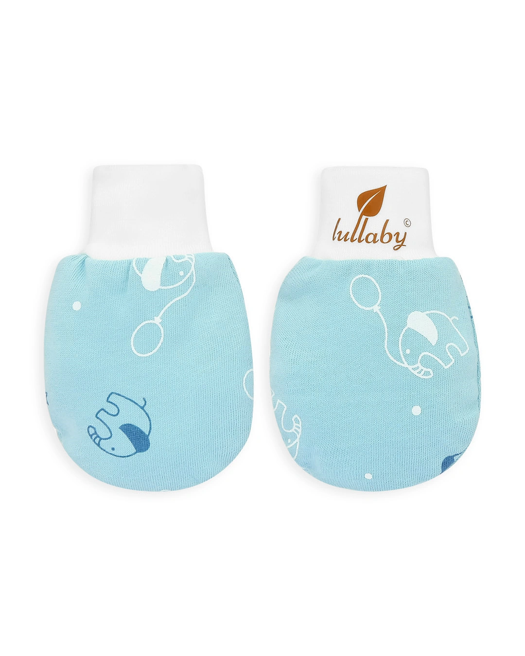 Set nón, bao tay bao chân in hoa Lullaby NH283V màu trắng (0 - 3 tháng) 17