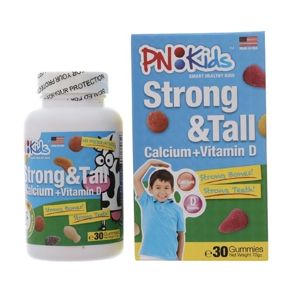 Viên nhai PN Kids Strong & Tall phát triển xương và răng 30 viên (từ 3 tuổi) 1