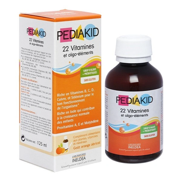Siro Pediakid 22 Vitamines bổ sung vitamin và khoáng chất 125 ml (từ 1 tuổi) 1