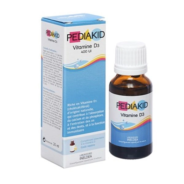 Siro Pediakid Vitamin D3 phát triển xương và răng 20 ml (từ 0 tháng) 1
