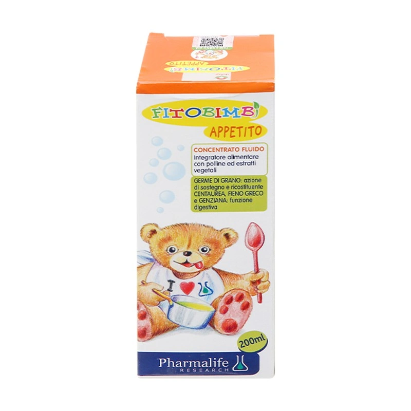 Siro Fitobimbi Appetito hỗ trợ tăng cường tiêu hóa hương táo, 200 ml dạng uống (6 tháng - 12 tuổi) 2