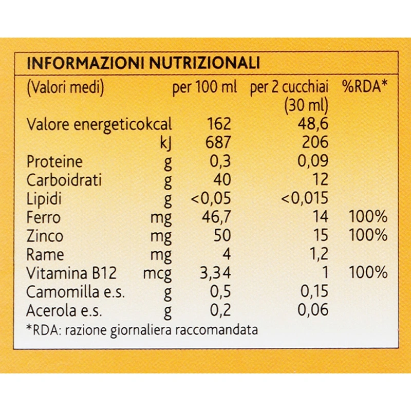 Siro Fitobimbi Ferro C bổ sung sắt, kẽm và vitamin C hương táo, 200 ml dạng uống (6 tháng - 12 tuổi) 6