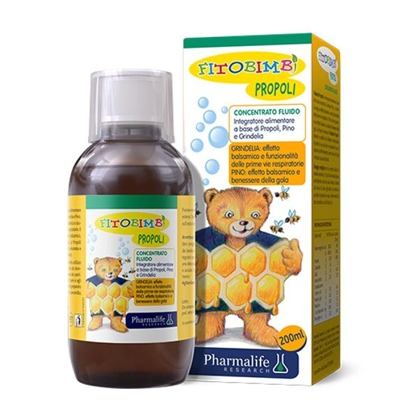 Siro Fitobimbi Propoli tăng sức khoẻ đường hô hấp trên, 200 ml dạng uống (từ 6 tháng) 1