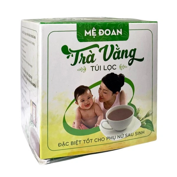 Trà vằng túi lọc Mệ Đoan lợi sữa, kháng viêm và giảm cân 30 túi dạng uống 1