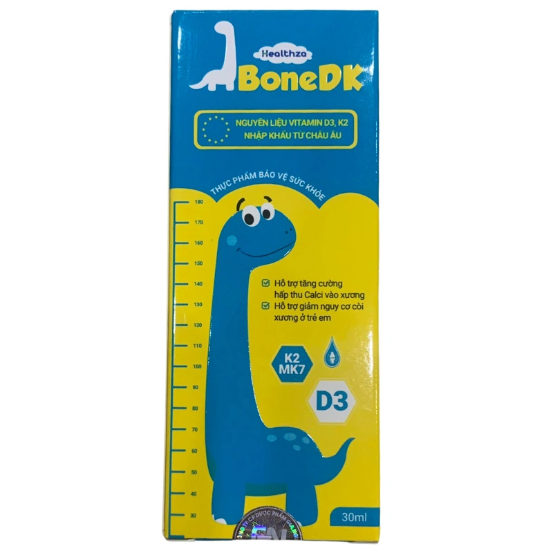 Siro Herbland Healthza BoneDK D3+K2 hỗ trợ hấp thu canxi 30 ml (từ 6 tháng) 2