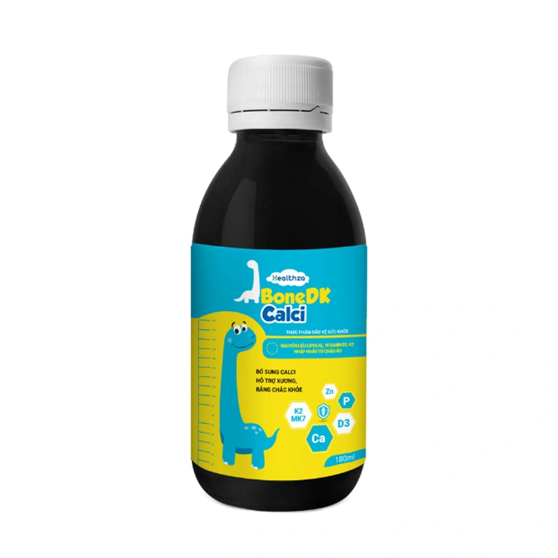Siro Herbland Healthza BoneDK Calci hỗ trợ phát triển xương và răng 180 ml (từ 1 tuổi) 2