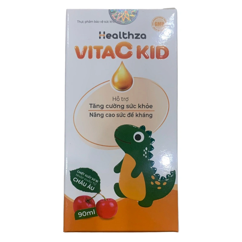 Siro Herbland Healthza VitaC Kid giúp tăng cường sức đề kháng hương cam, cherry, 90 ml dạng uống (từ 2 tuổi) 3