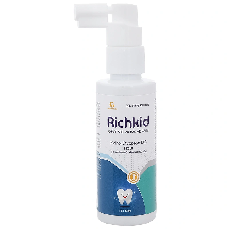 Richkid chống sâu răng hương trái cây, 50 ml dạng xịt (từ 1 tuổi) 6