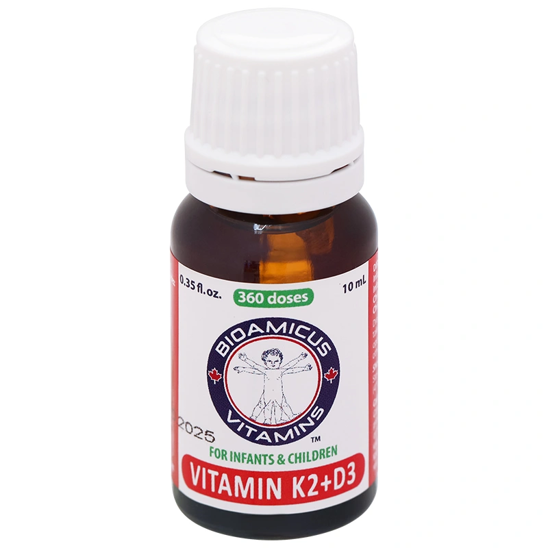 BioAmicus Vitamin K2+D3 hỗ trợ tốt sức khỏe xương, răng, 10 ml dạng nhỏ giọt (từ 0 tháng) 6