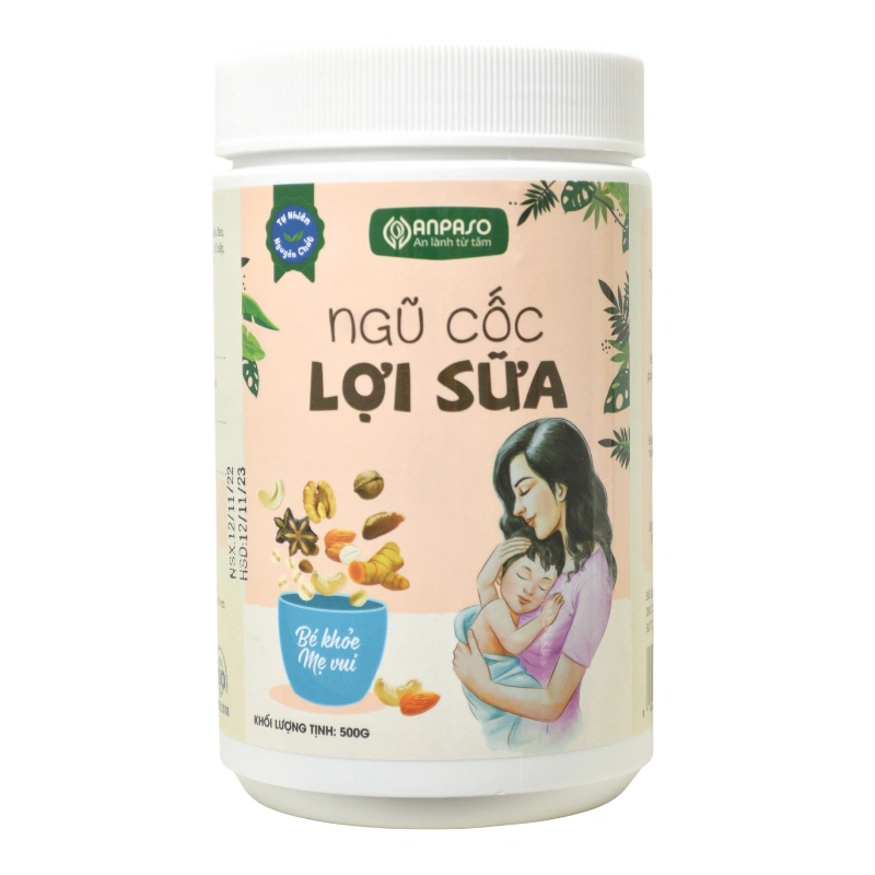 Ngũ cốc Anpaso hỗ trợ lợi sữa, 500g dạng bột 6