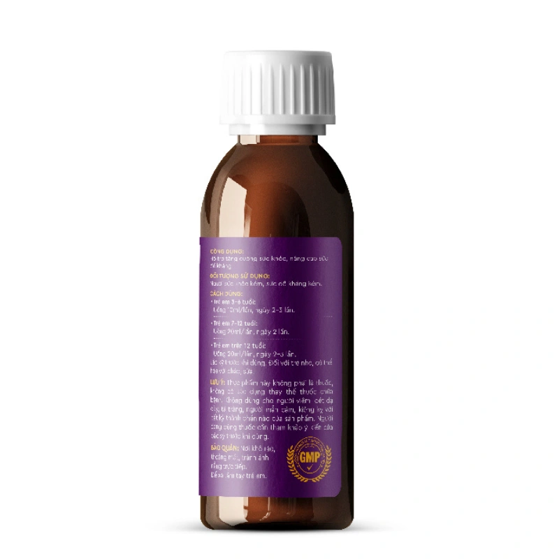 Siro Kentek KIDCPlus hỗ trợ nâng cao sức đề kháng hương mâm xôi, 100 ml dạng uống (từ 3 tuổi) 5