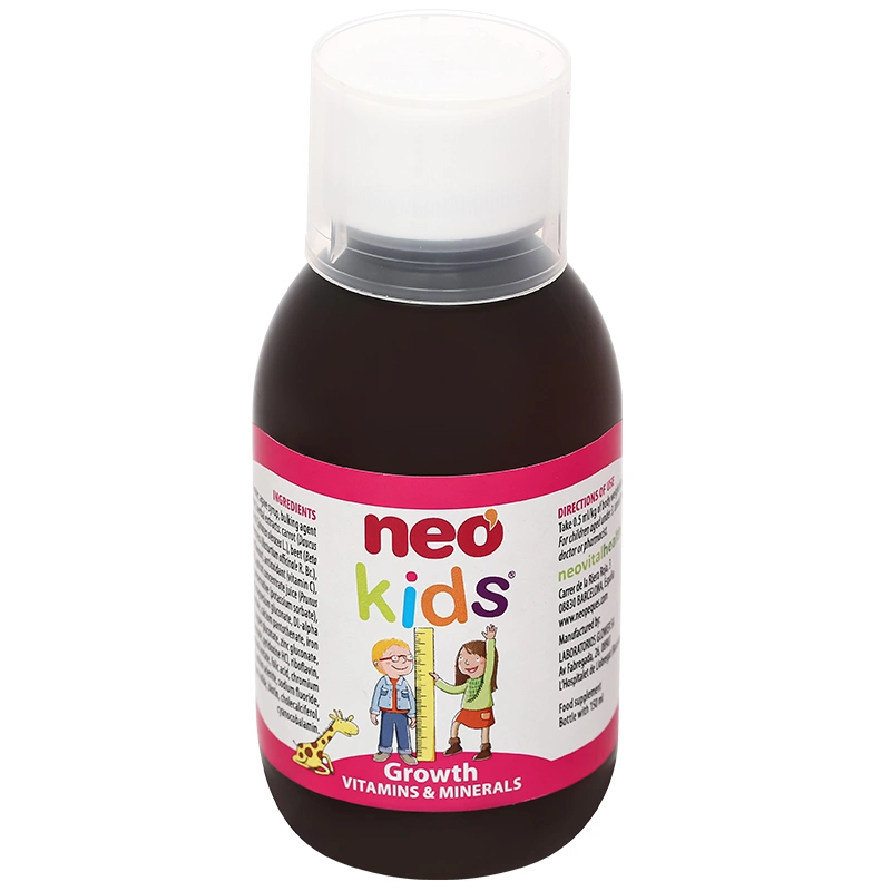 Siro Neo Kids Growth tăng cường sức khỏe hương cam, 150 ml dạng uống (từ 6 tháng) 6