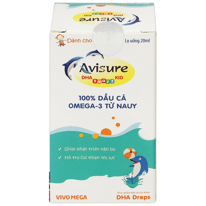 Avisure DHA Smart Kid phát triển não bộ, thị lực hương trái cây, 20 ml dạng nhỏ giọt (từ 0 tháng) 2