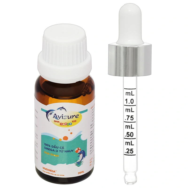 Avisure DHA Smart Kid phát triển não bộ, thị lực hương trái cây, 20 ml dạng nhỏ giọt (từ 0 tháng) 6