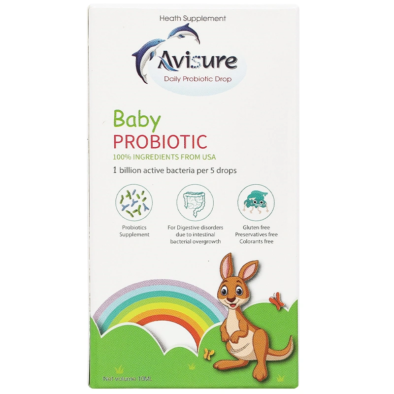 Men vi sinh Avisure Probiotic hỗ trợ giảm triệu chứng rối loạn tiêu hóa, 10 ml dạng nhỏ giọt (từ 6 tháng) 3
