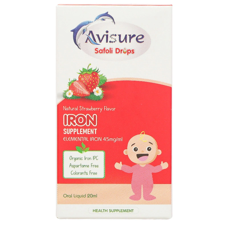 Siro Avisure Safoli bổ sung sắt hương dâu, 20 ml dạng nhỏ giọt (từ 0 tháng) 3