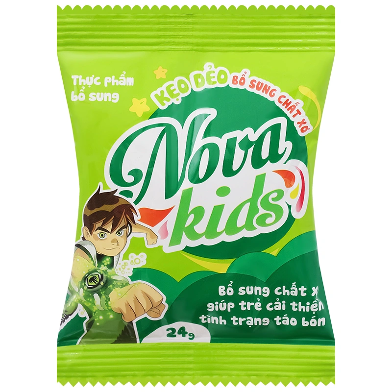 Kẹo dẻo Nova Kids bổ sung chất xơ 24g (từ 1 tuổi) - Giao bao bì ngẫu nhiên 2
