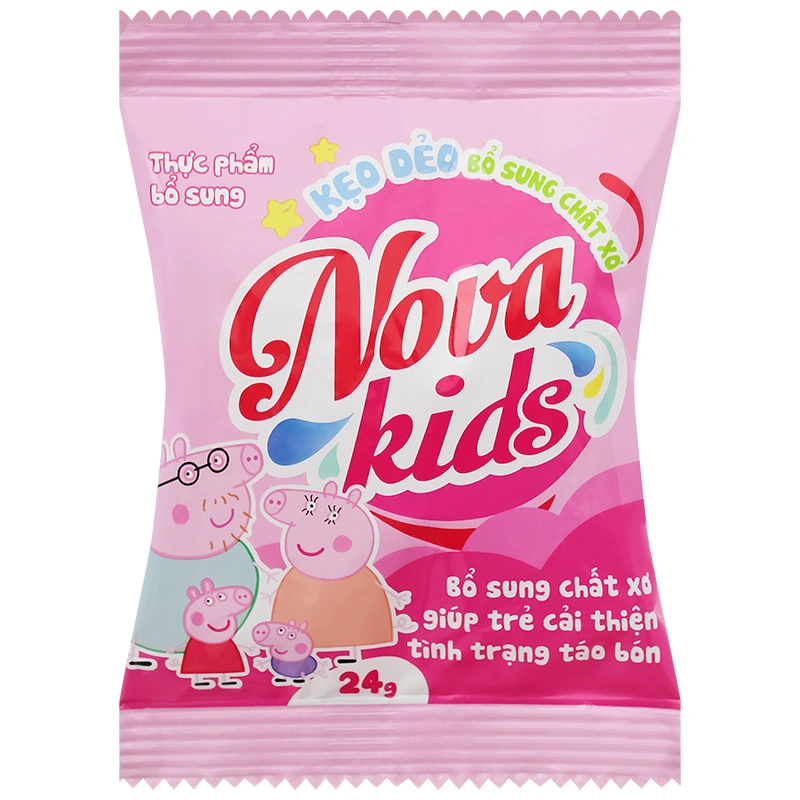 Kẹo dẻo Nova Kids bổ sung chất xơ 24g (từ 1 tuổi) - Giao bao bì ngẫu nhiên 3