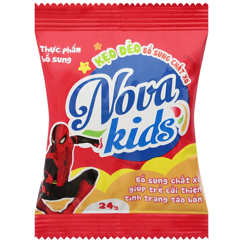 Kẹo dẻo Nova Kids bổ sung chất xơ 24g (từ 1 tuổi) - Giao bao bì ngẫu nhiên 4