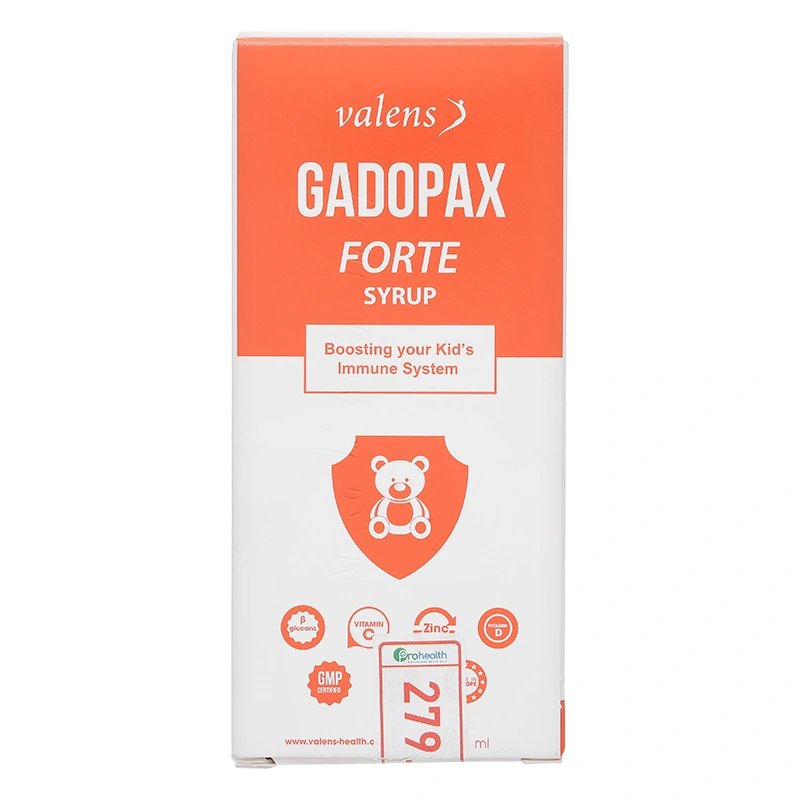 Siro Valens Gadopax Forte hỗ trợ tăng sức đề kháng hương táo, 100 ml dạng uống (từ 0 tháng) 3