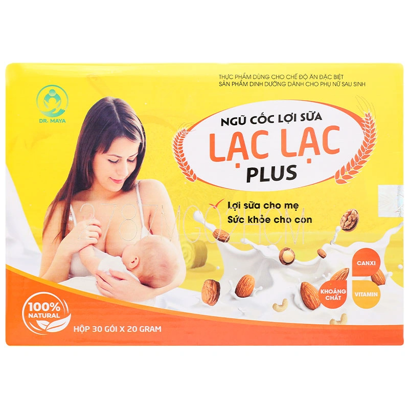 Ngũ cốc Dr.Maya Lạc Lạc Plus hỗ trợ lợi sữa, 30 gói dạng bột 2