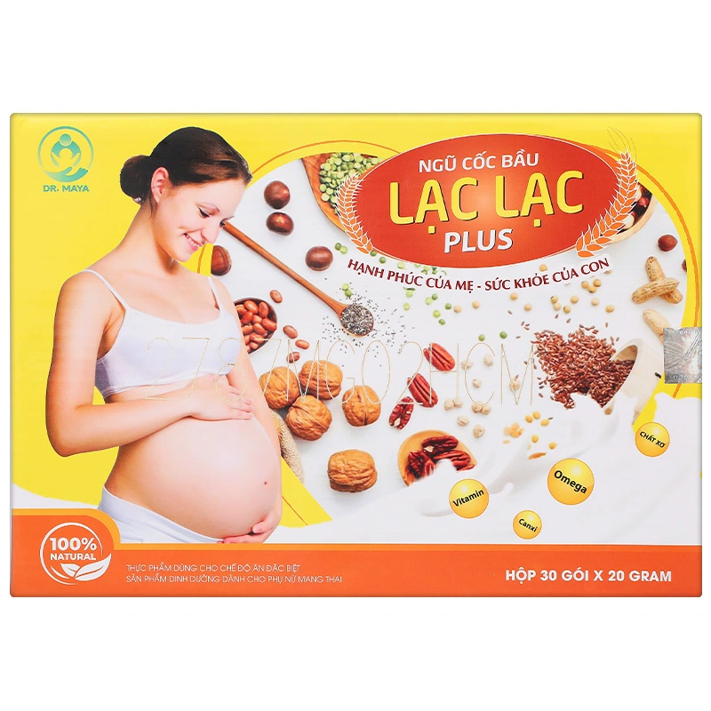 Ngũ cốc Dr.Maya Lạc Lạc Plus bổ sung dưỡng chất cho mẹ bầu, 30 gói dạng bột 2