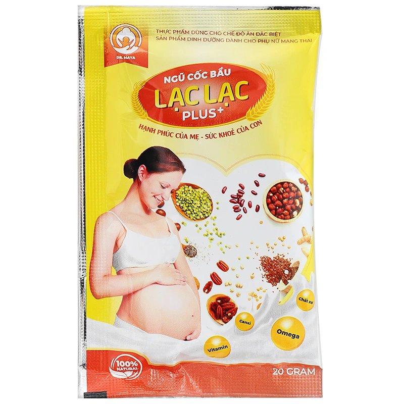 Ngũ cốc Dr.Maya Lạc Lạc Plus bổ sung dưỡng chất cho mẹ bầu, 30 gói dạng bột 6