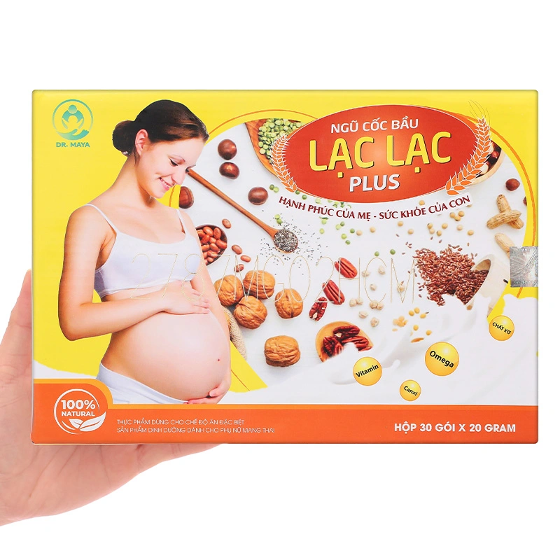 Ngũ cốc Dr.Maya Lạc Lạc Plus bổ sung dưỡng chất cho mẹ bầu, 30 gói dạng bột 7