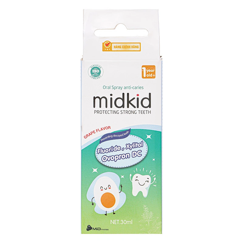 Midkid chống sâu răng hương nho, 30 ml dạng xịt (từ 1 tuổi) 3